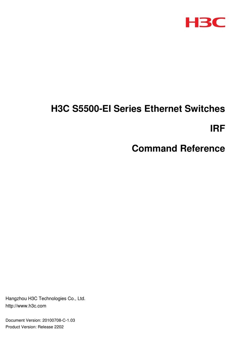 H3C S5500-EI series IRF Command Reference