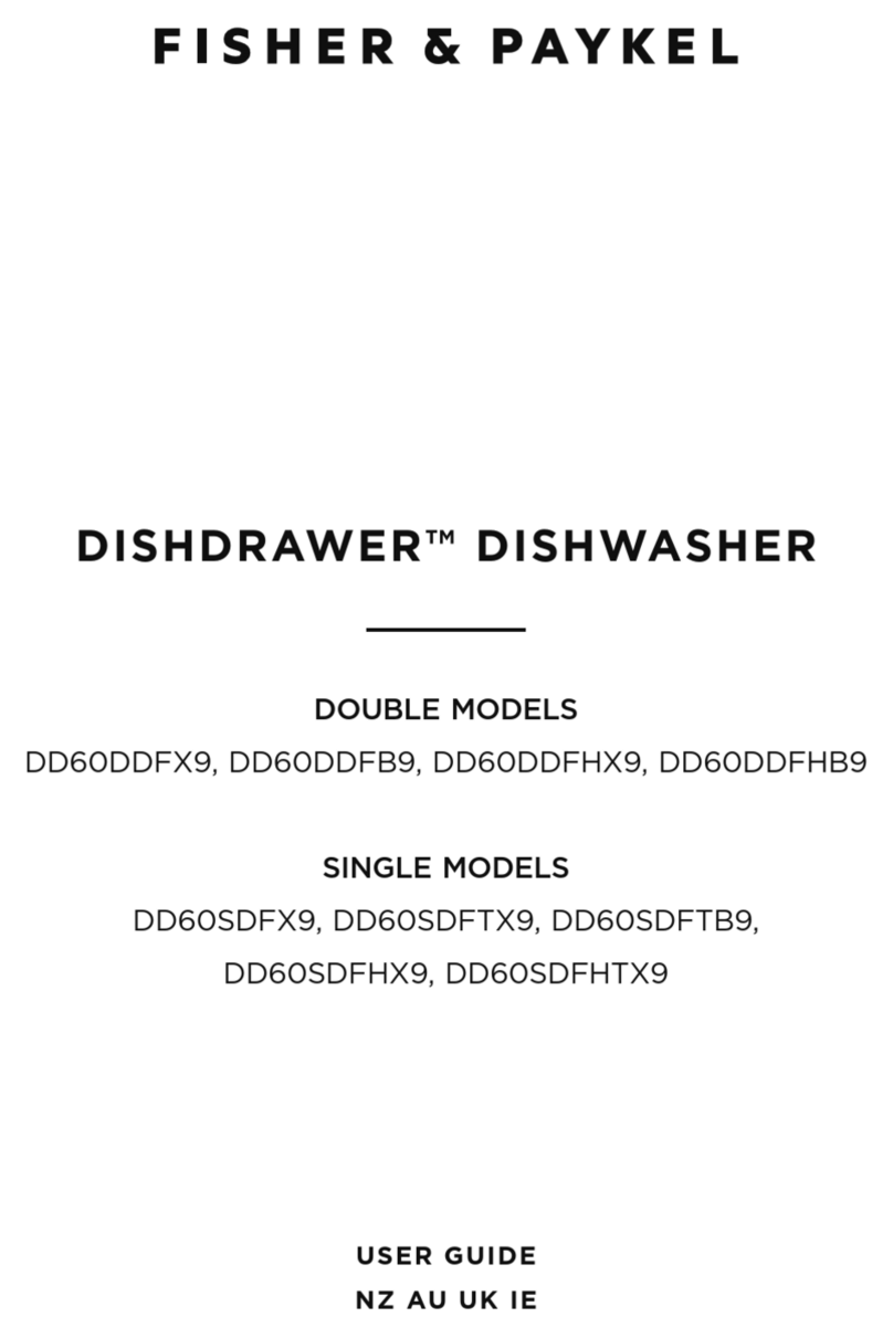 Fisher & Paykel DISHDRAWER DD60DDFB9 User manual Fisher & Paykel DISHDRAWER DD60DDFB9 User manual