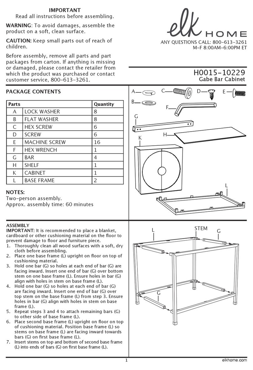 Elk H0015-10229 manual
