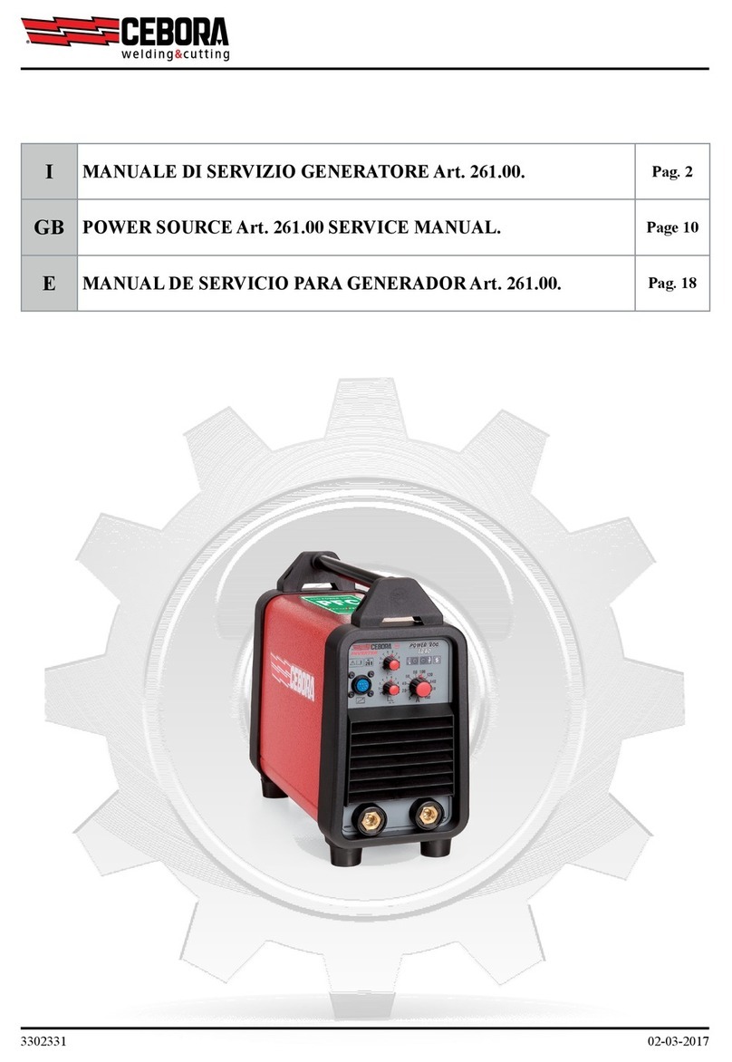 Cebora 261.00 User manual