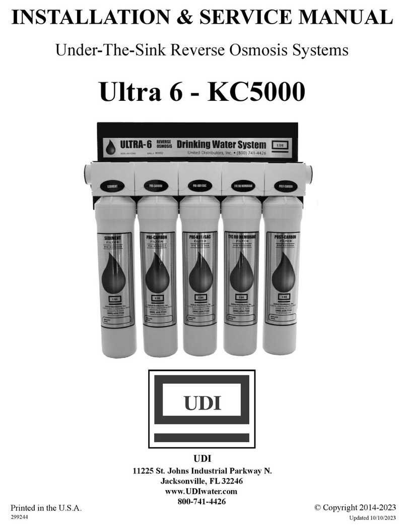 Udi Ultra 6 Installation & service manual