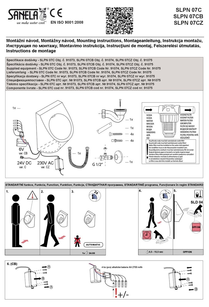 Sanela SLPN 07C Mounting instructions