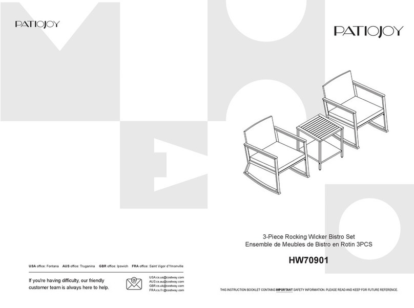 PATIOJOY HW70901 User manual PATIOJOY HW70901 User manual