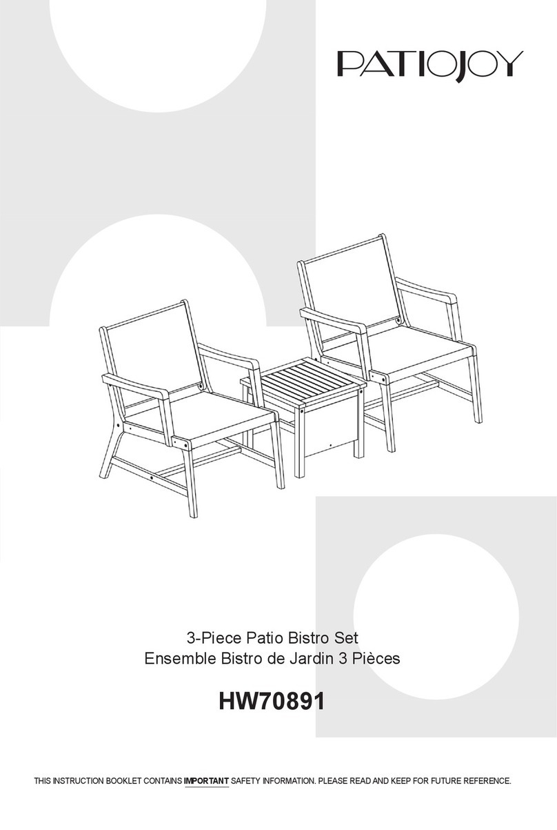 PATIOJOY HW70891 User manual PATIOJOY HW70891 User manual