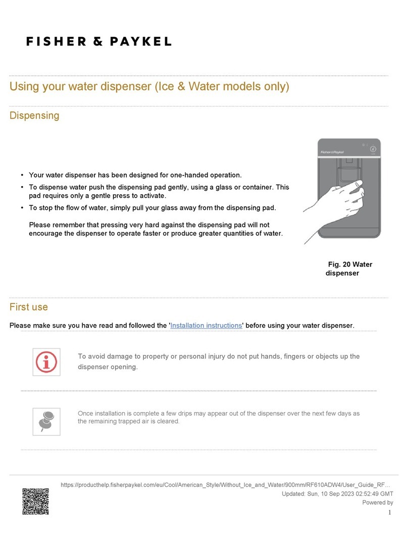 Fisher & Paykel RF610ADW4 User manual Fisher & Paykel RF610ADW4 User manual