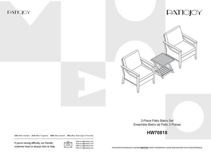 PATIOJOY HW70818 User manual PATIOJOY HW70818 User manual