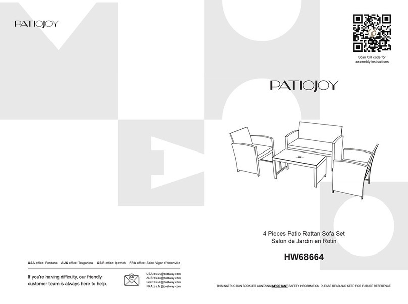 PATIOJOY HW68664 User manual