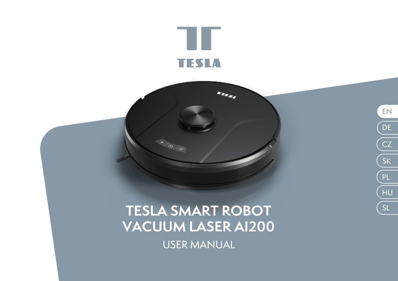 Tesla Smart Robot Vacuum Cleaner Laser AI200 user manual