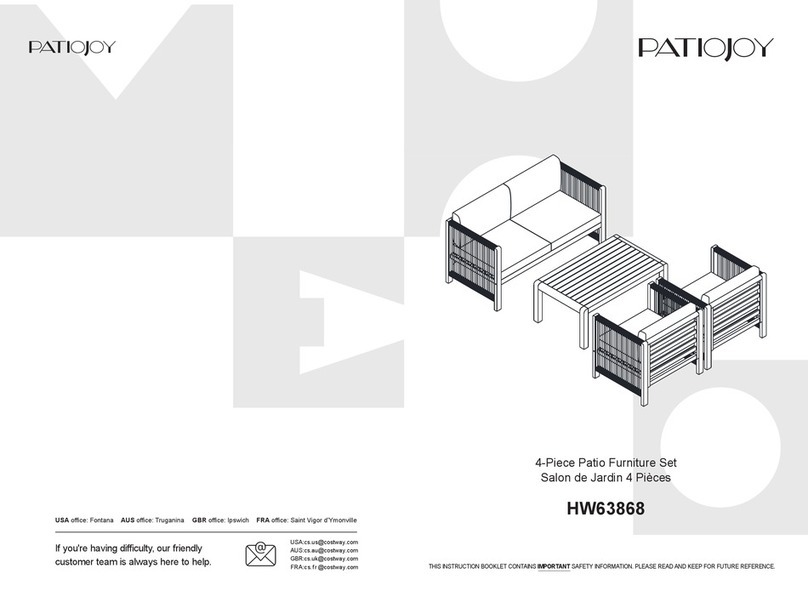 PATIOJOY HW63868 User manual