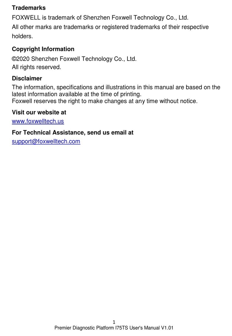 Foxwell I75TS manual