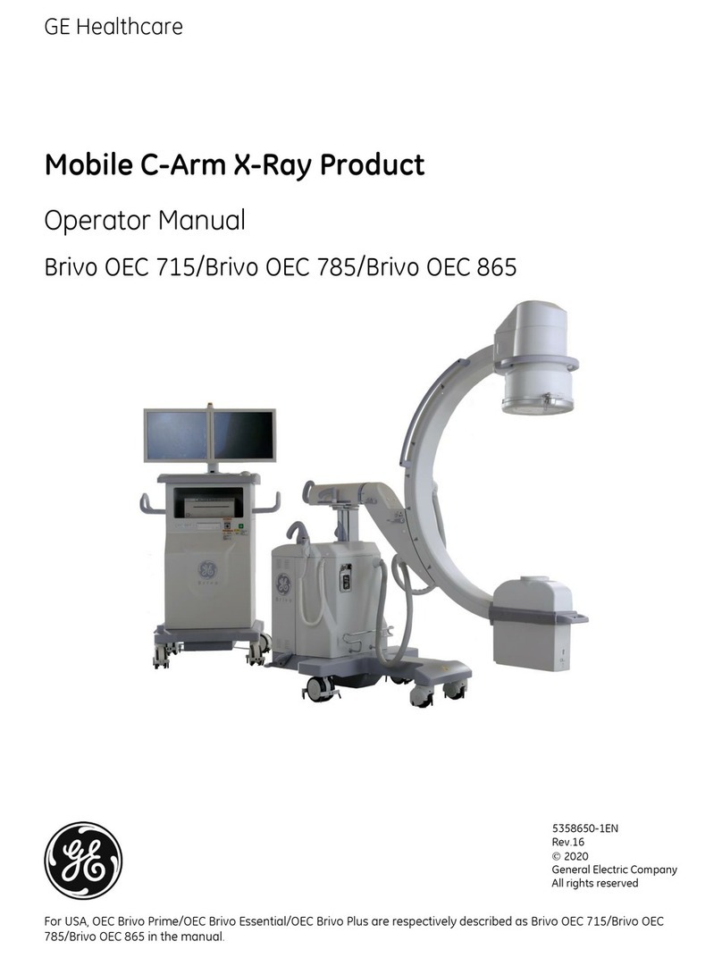 GE Brivo OEC 715 User manual