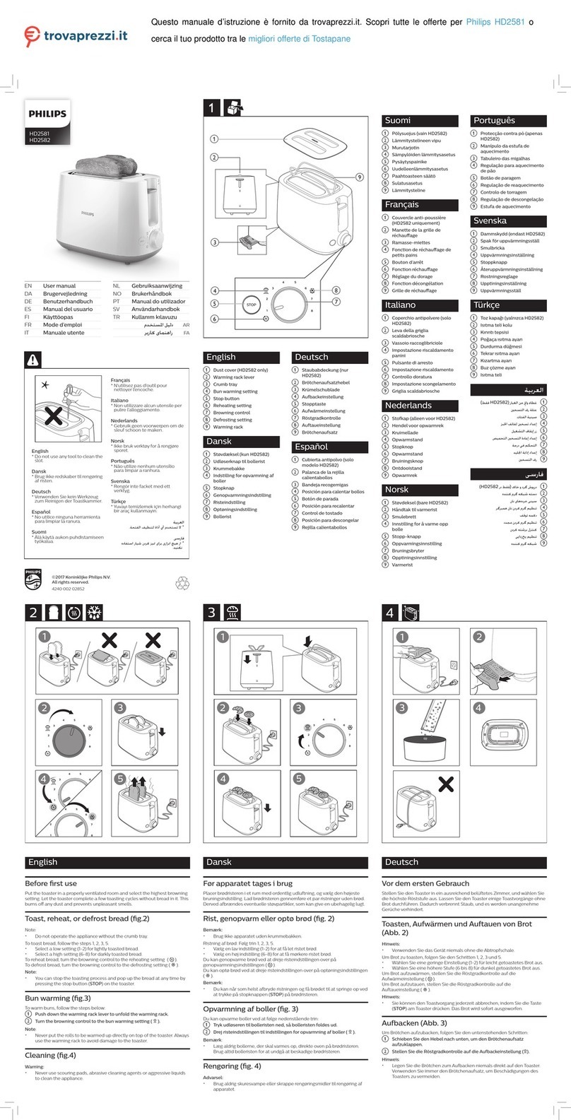 Philips HD2581 user manual