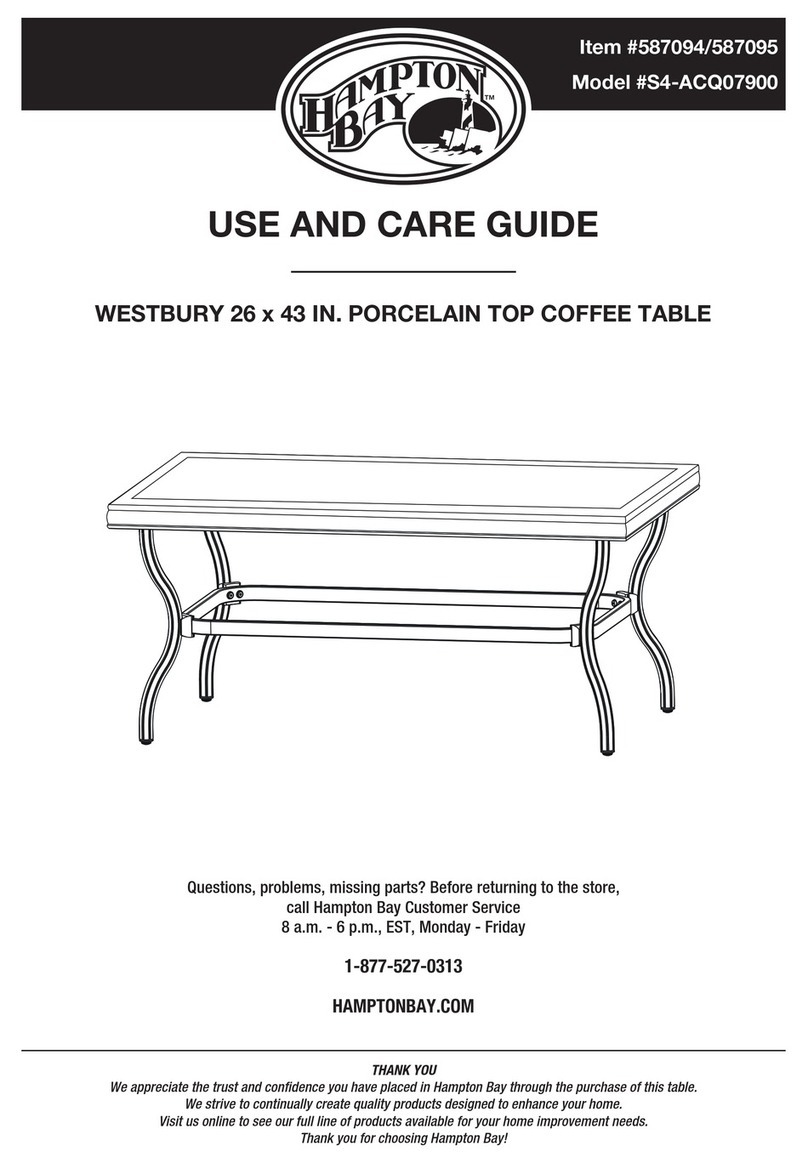 HAMPTON BAY WESTBURY S4-ACQ07900 User manual HAMPTON BAY WESTBURY S4-ACQ07900 User manual