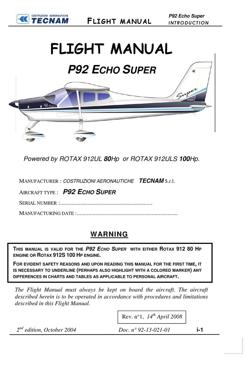 Tecnam ROTAX 912UL 80Hp Technical specifications