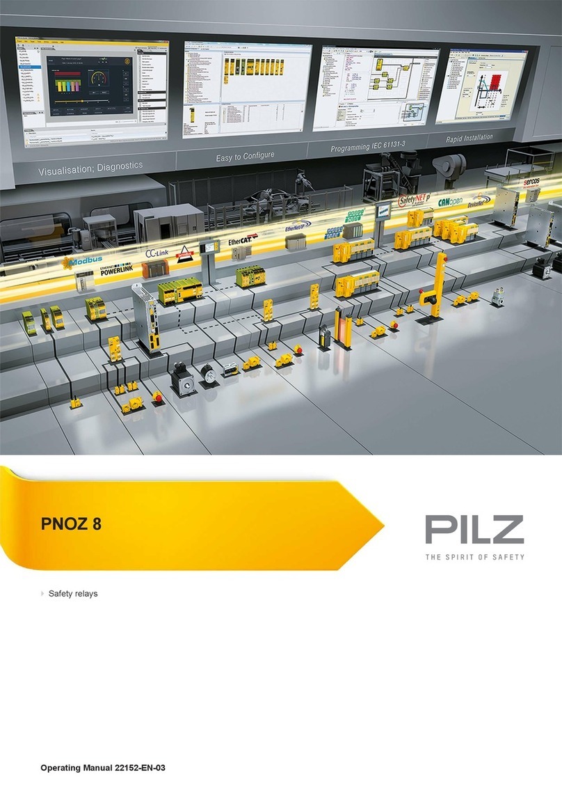 Pilz PNOZ 8 User manual