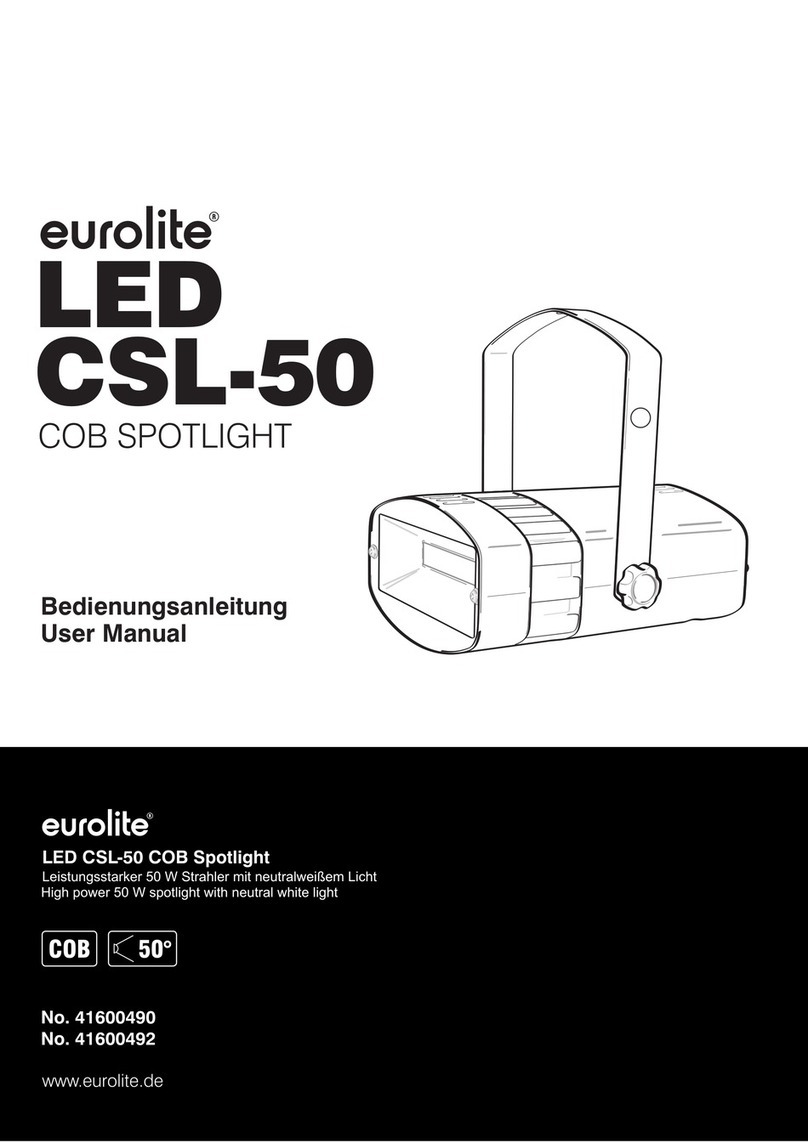 EuroLite LED CSL-50 user manual