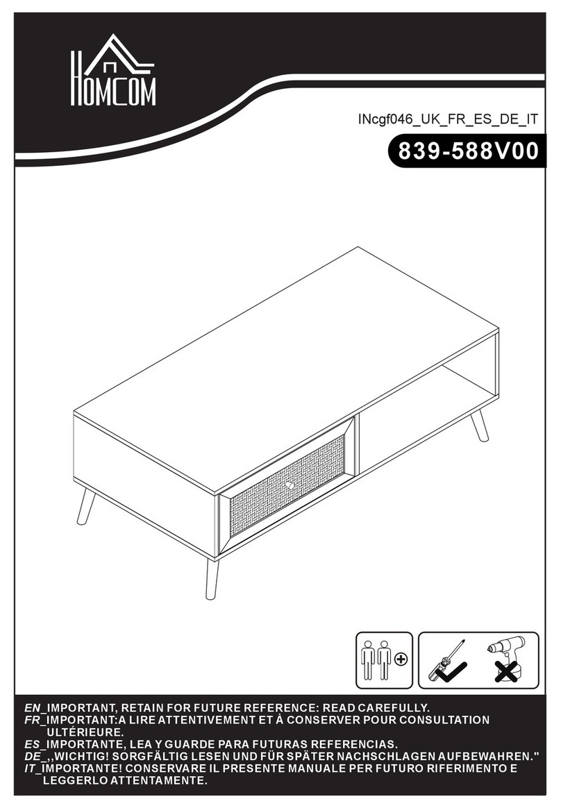 HOMCOM 839-588V00 manual