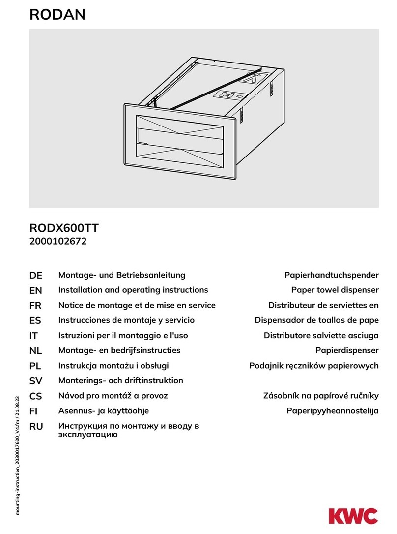KWC RODAN RODX600TT User manual