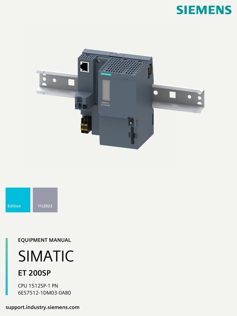 Siemens SIMATIC ET 200SP Technical Document