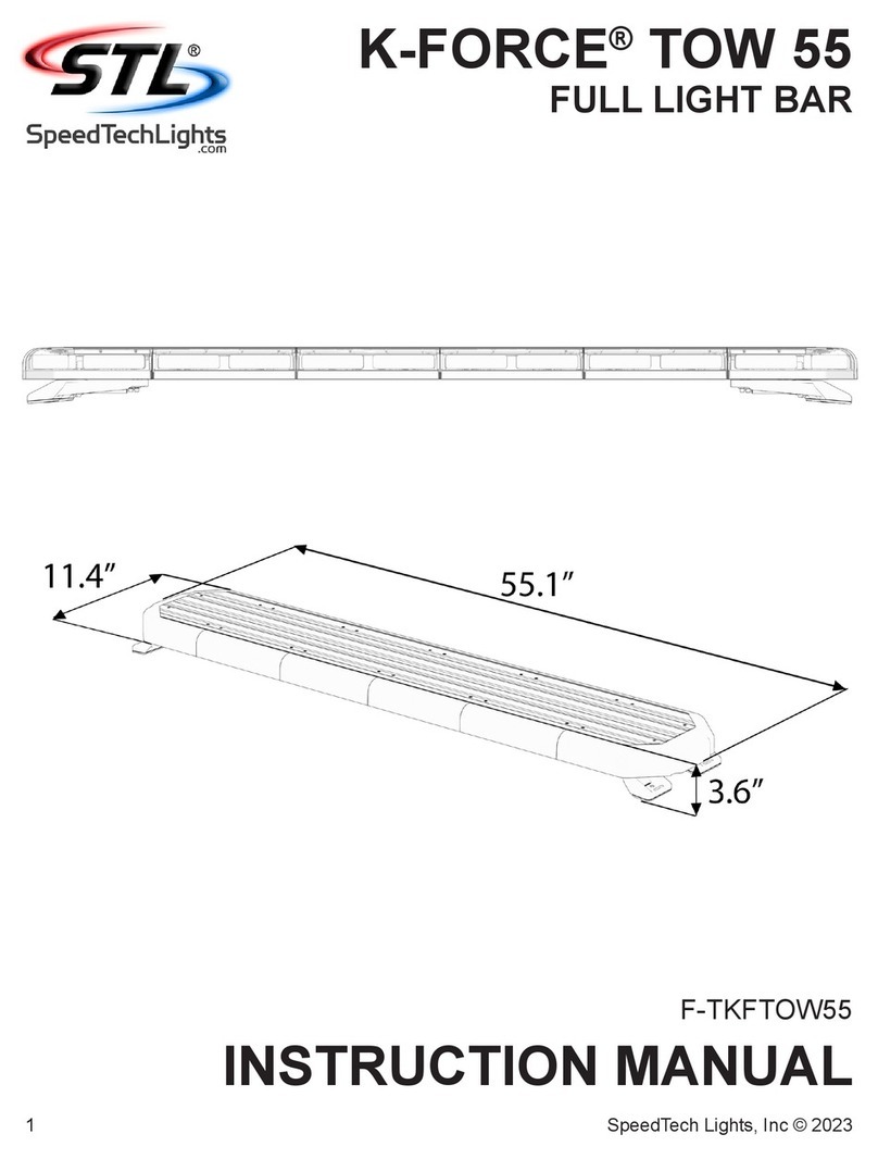 SpeedTech Lights K-FORCE TOW 55 User manual