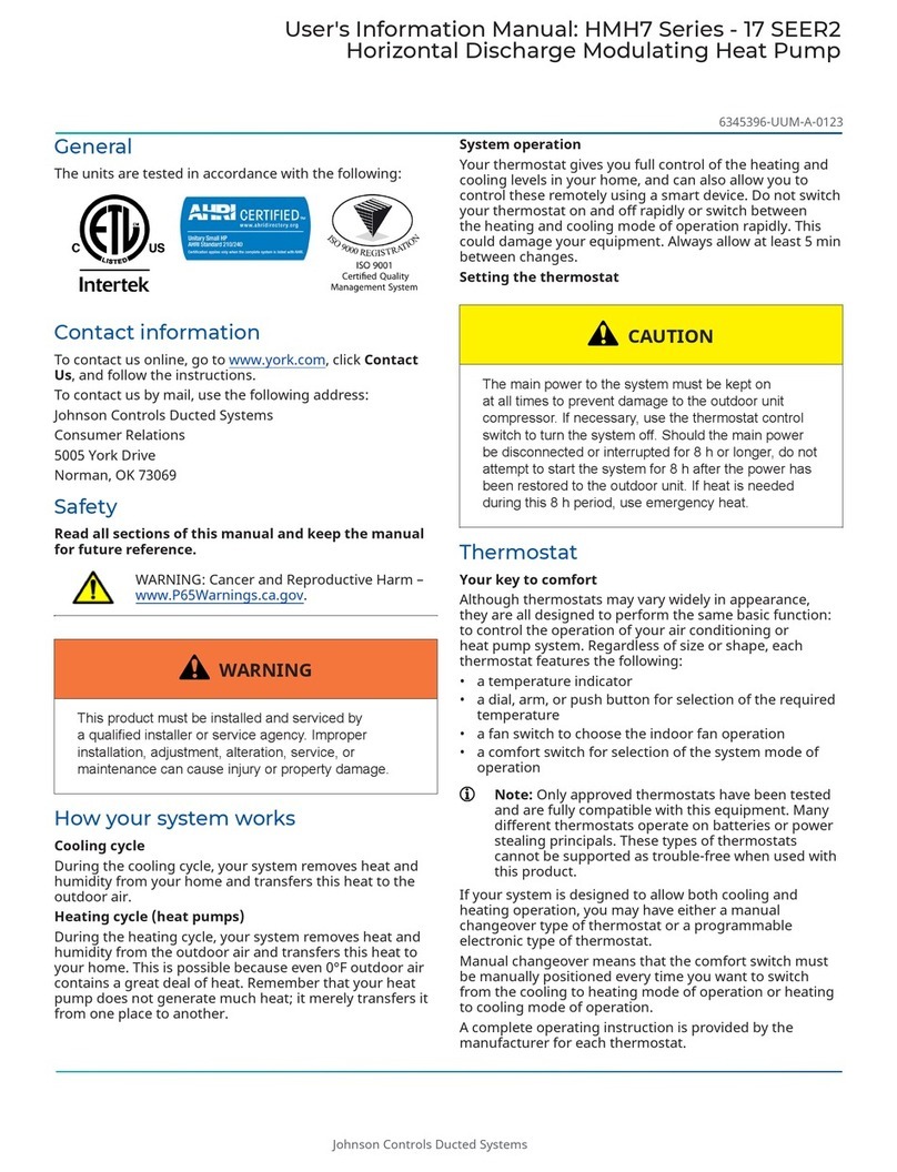 Johnson Controls HMH7 Series Guide