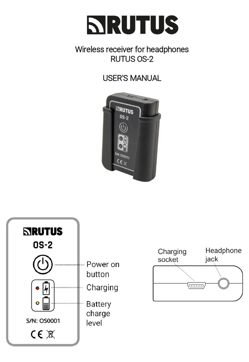 Rutus OS-2 User manual