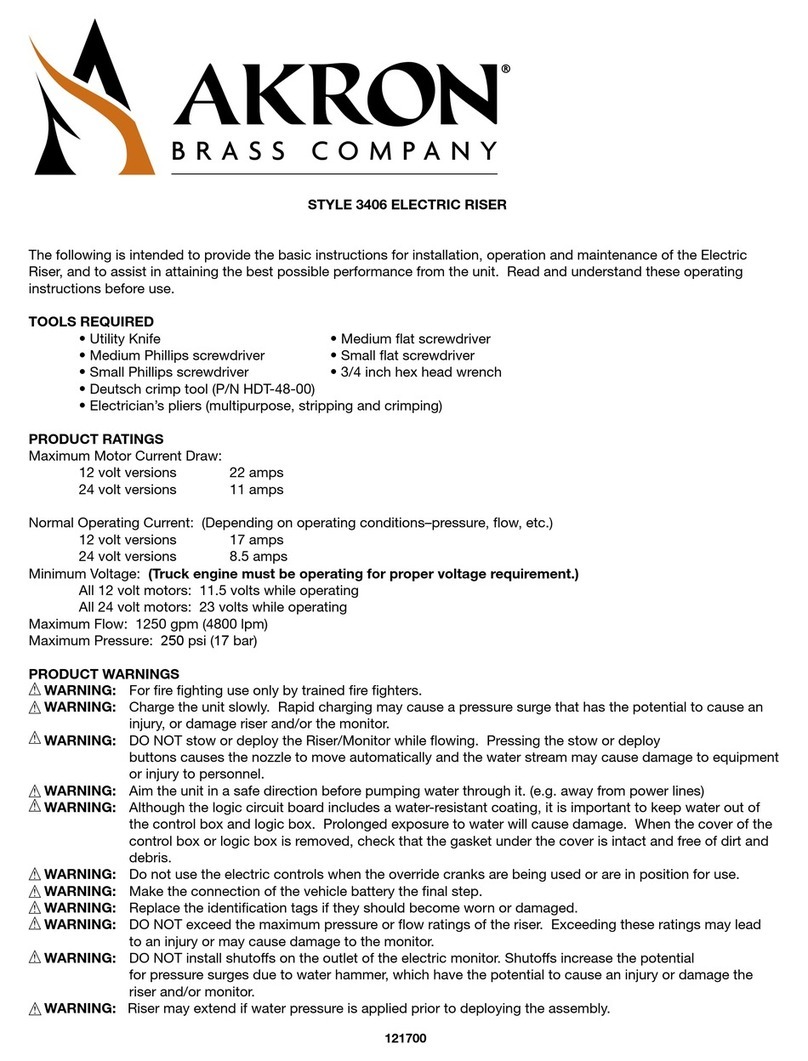 Akron Brass 3406 quick start guide