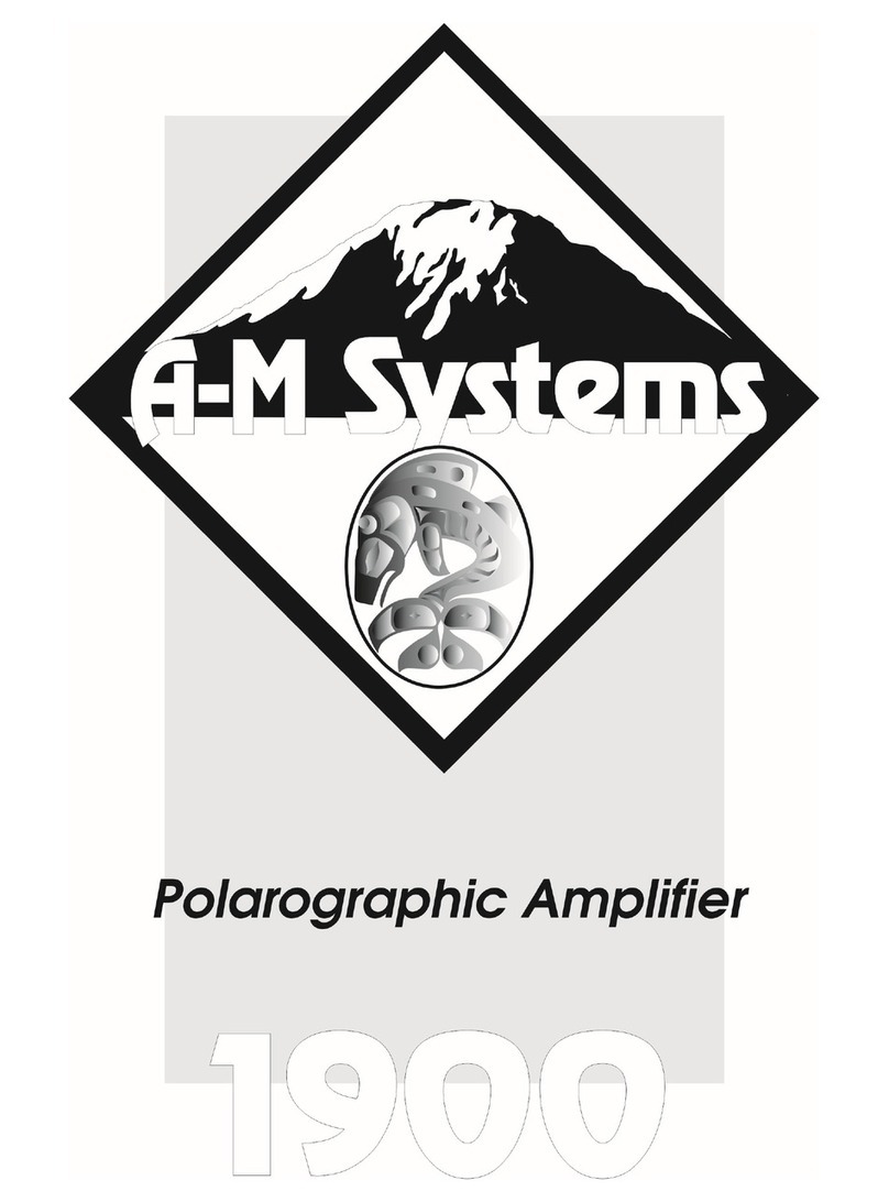 A-MSystems 1900 instruction manual