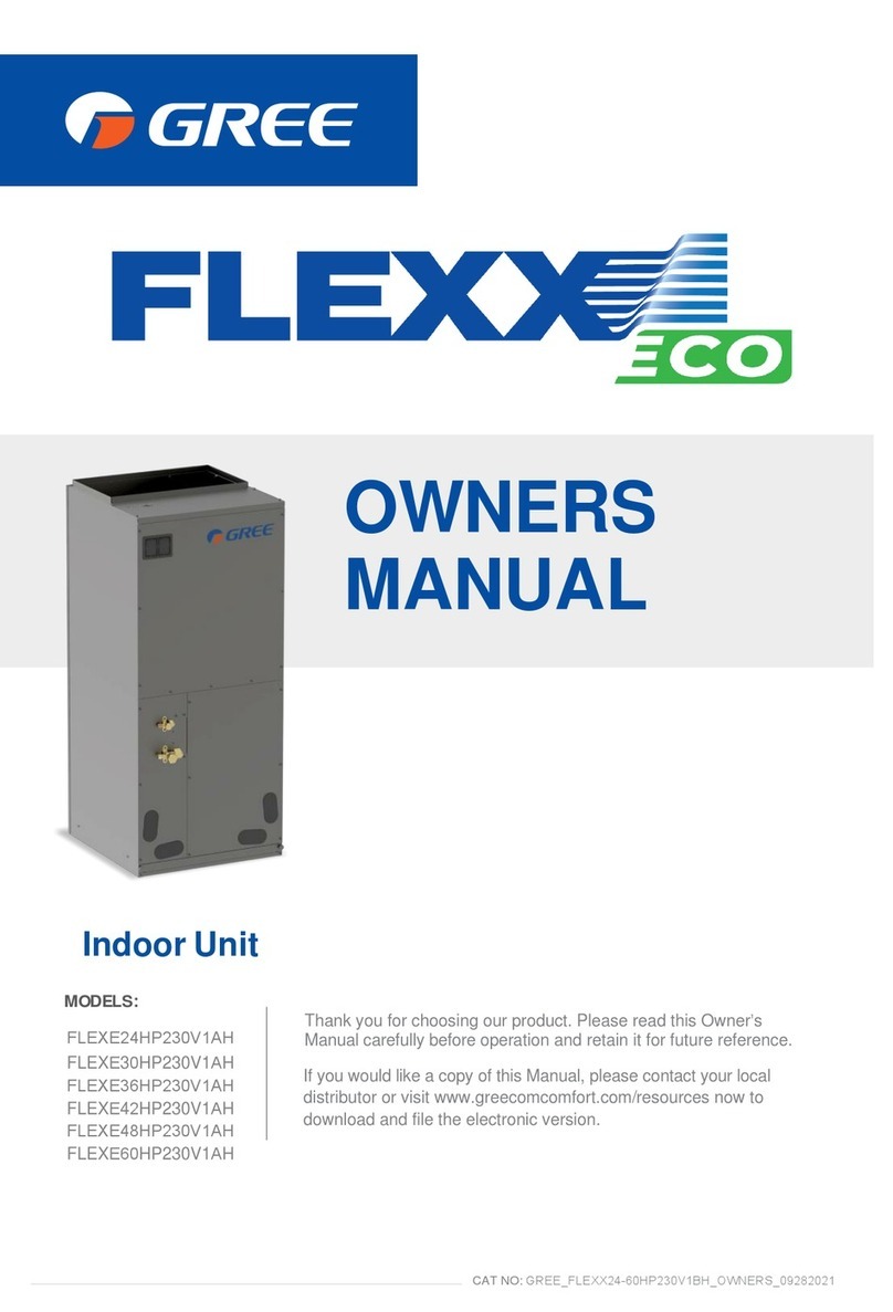 Gree FLEXX ECO owner's manual