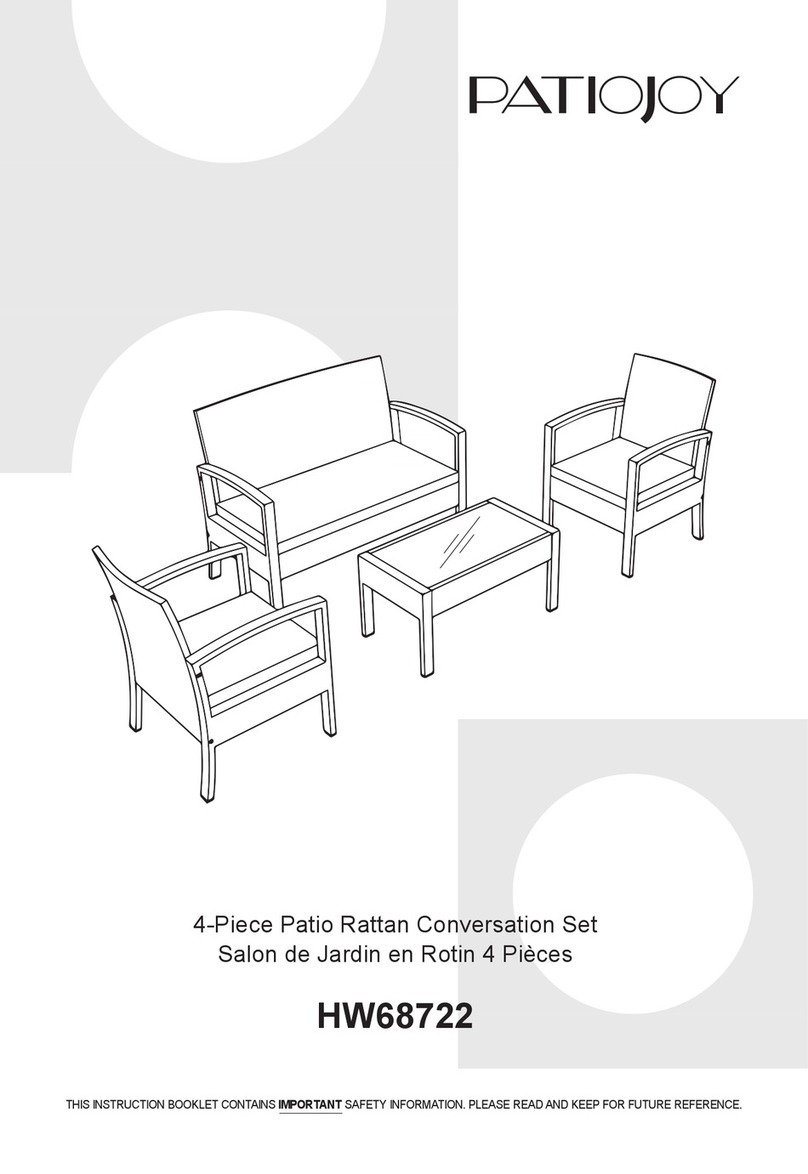 PATIOJOY HW68722 User manual PATIOJOY HW68722 User manual