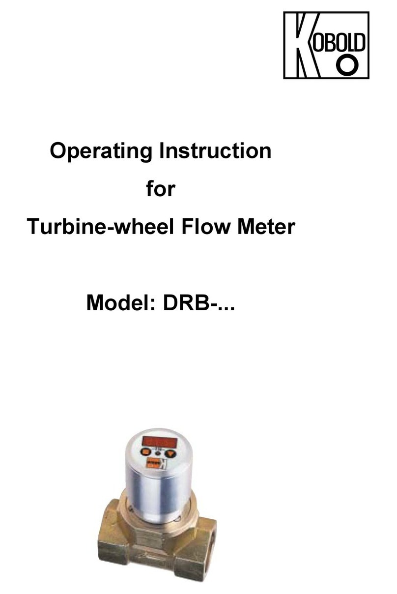 Kobold DRB Series operating instructions