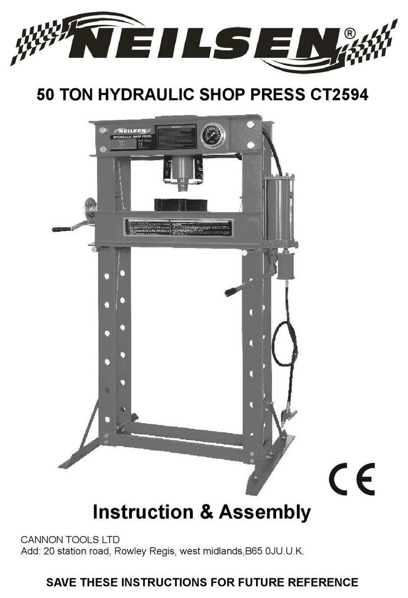 Cannon Tools NEILSEN CT2594 Assembly instructions