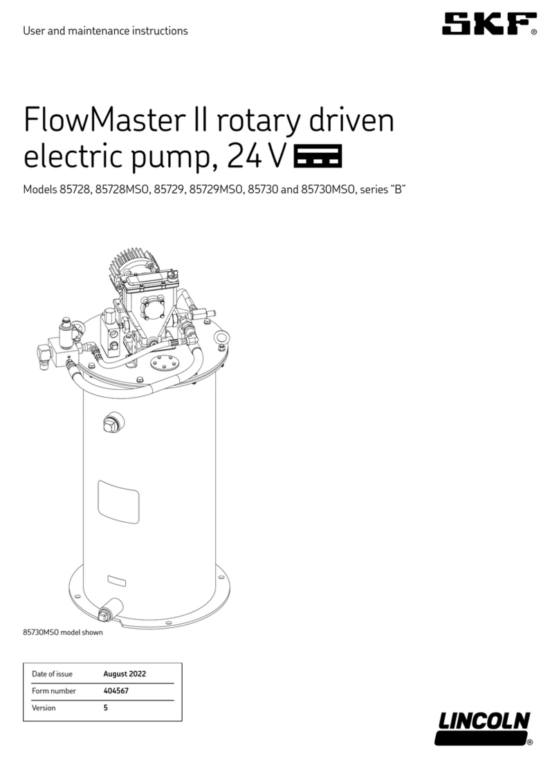 SKF Lincoln FlowMaster II User and maintenance instructions