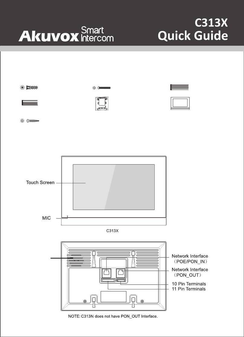 Akuvox C313X User manual