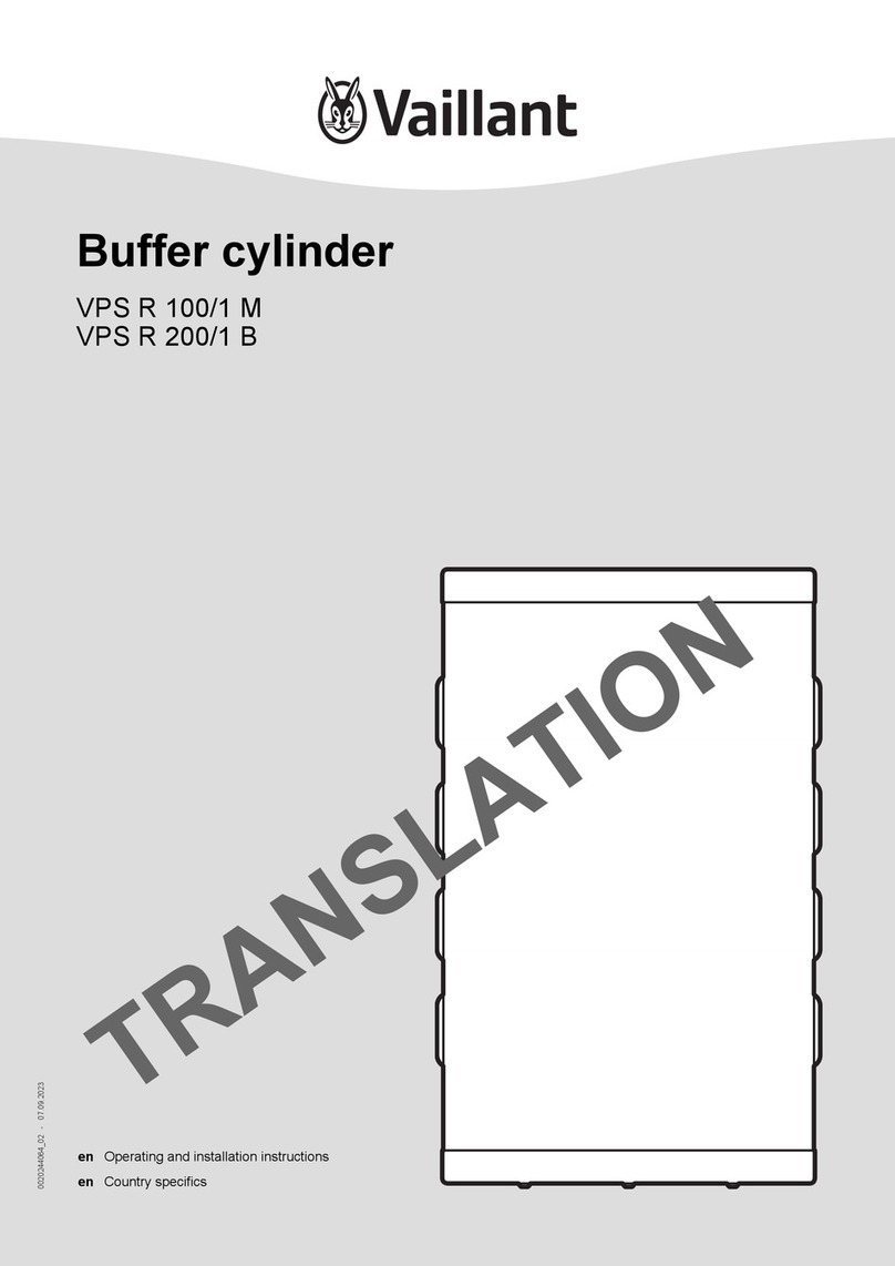 Vaillant VPS R 100/1 M User manual
