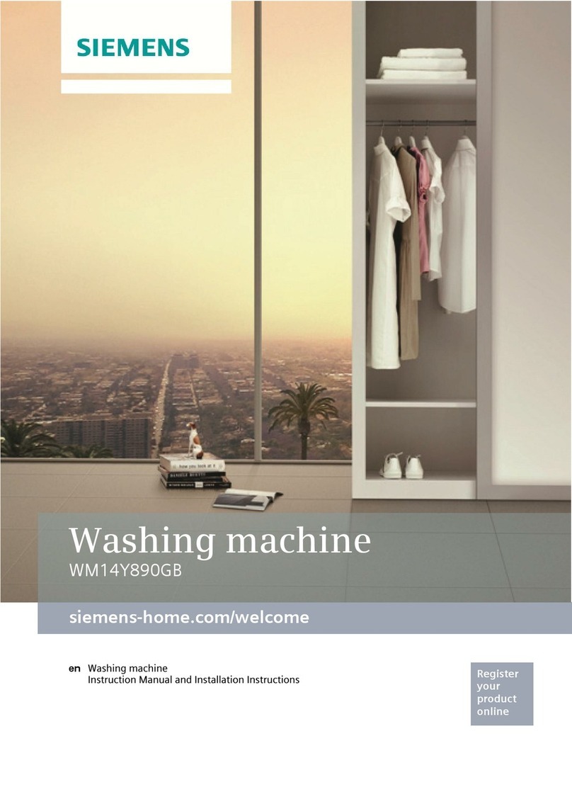 Siemens WM14Y890GB/30 Specification sheet Siemens WM14Y890GB/30 Specification sheet