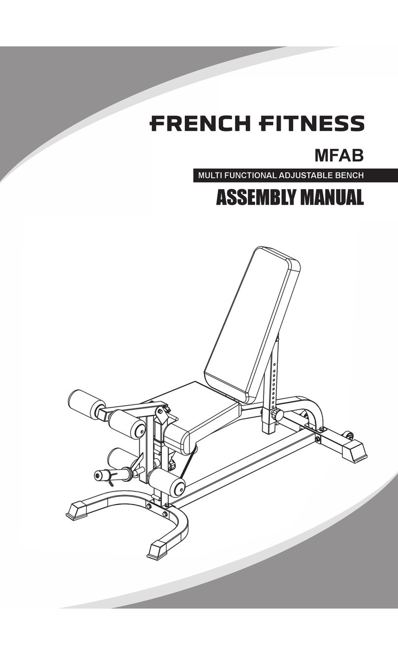 FRENCH FITNESS MFAB Assembly manual