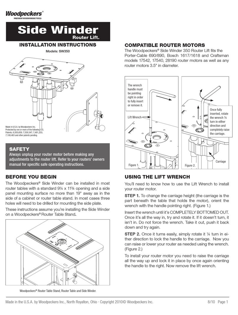 Woodpeckers SW350 User manual