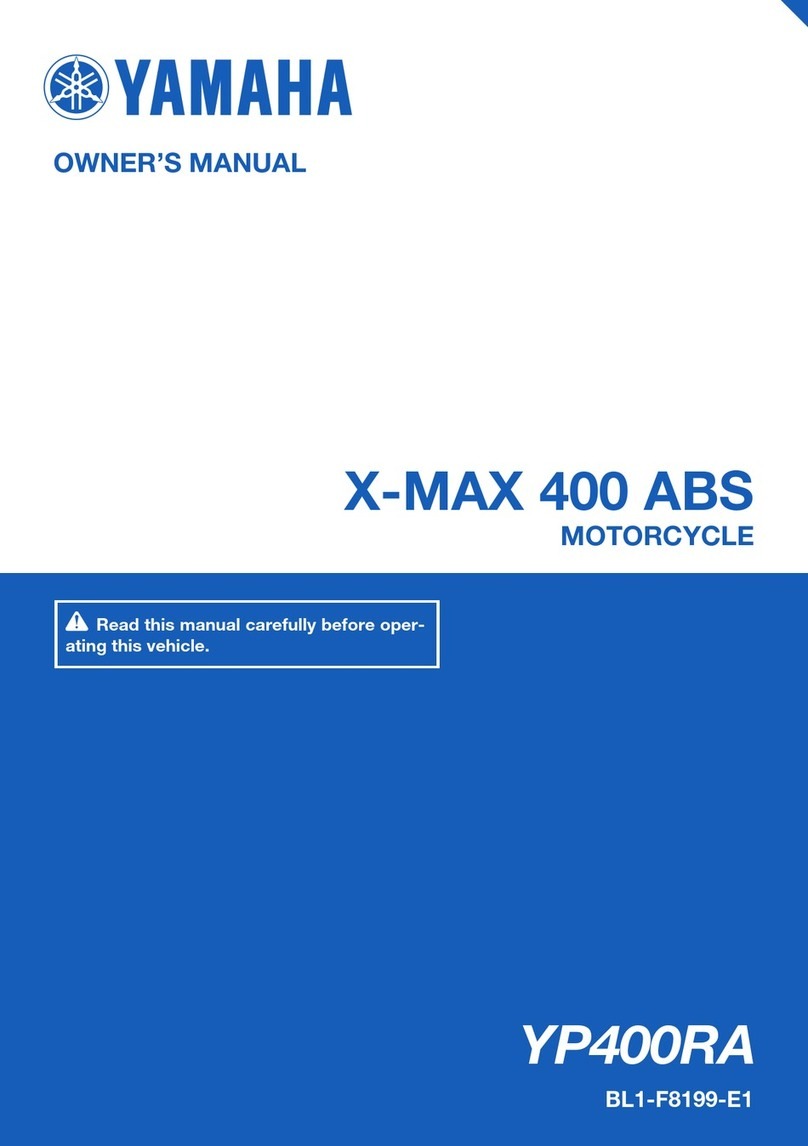 Yamaha X-MAX 400 ABS 2018 User manual