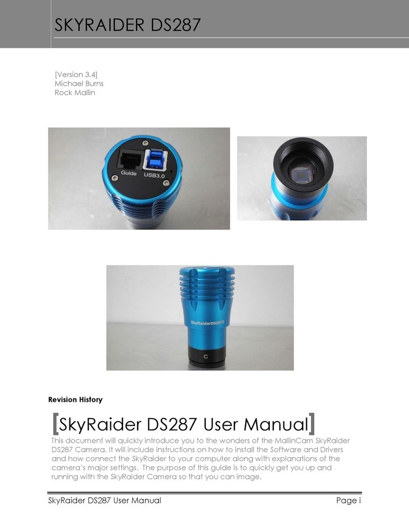 MallinCam SKYRAIDER DS287 User manual