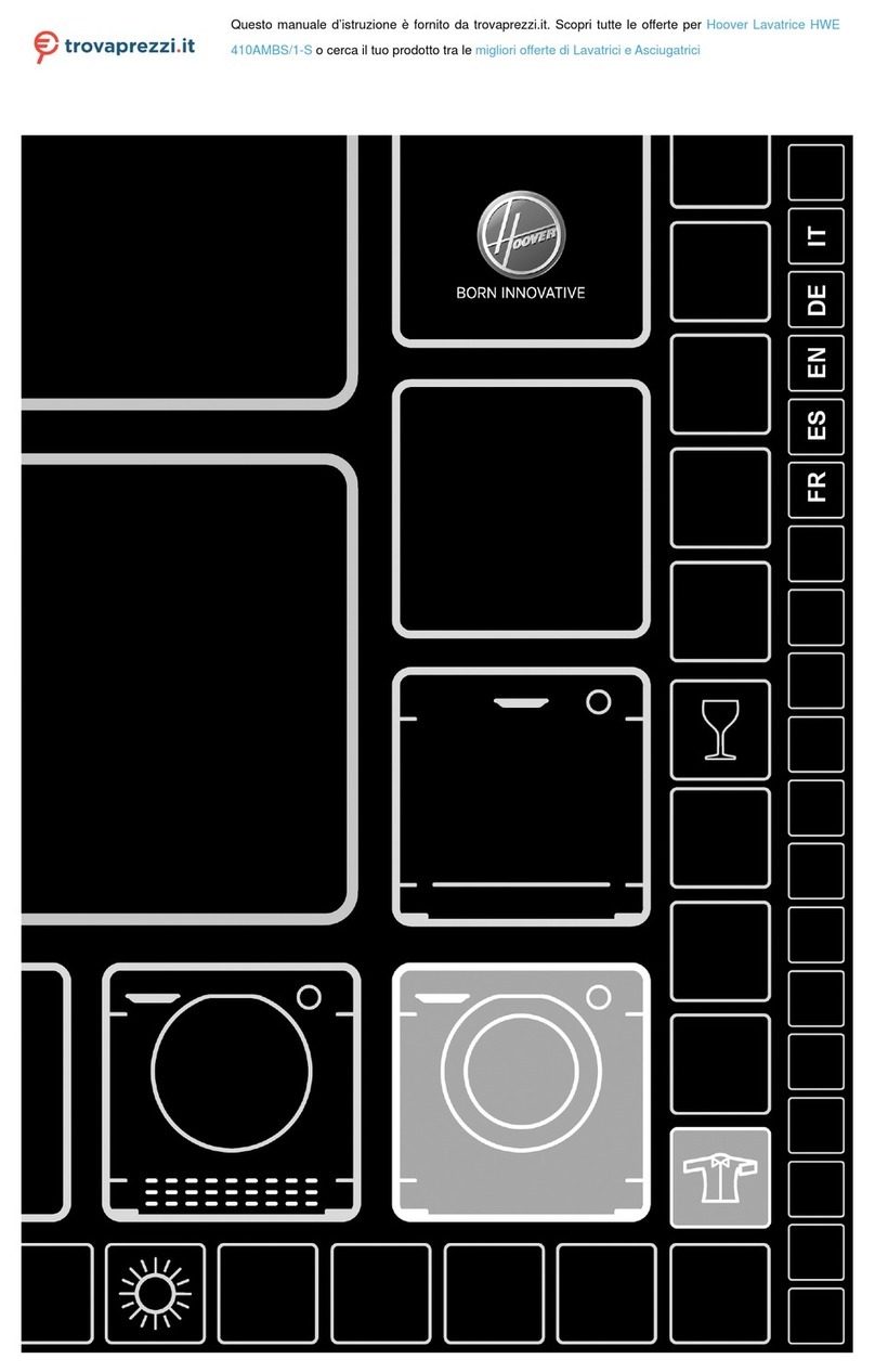 Hoover HWE 410AMBS/1-S User manual