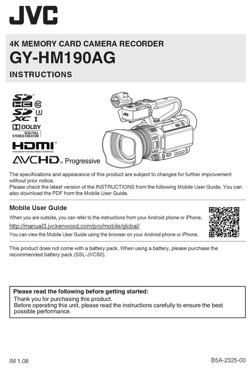 JVC GY-HM190AG User manual
