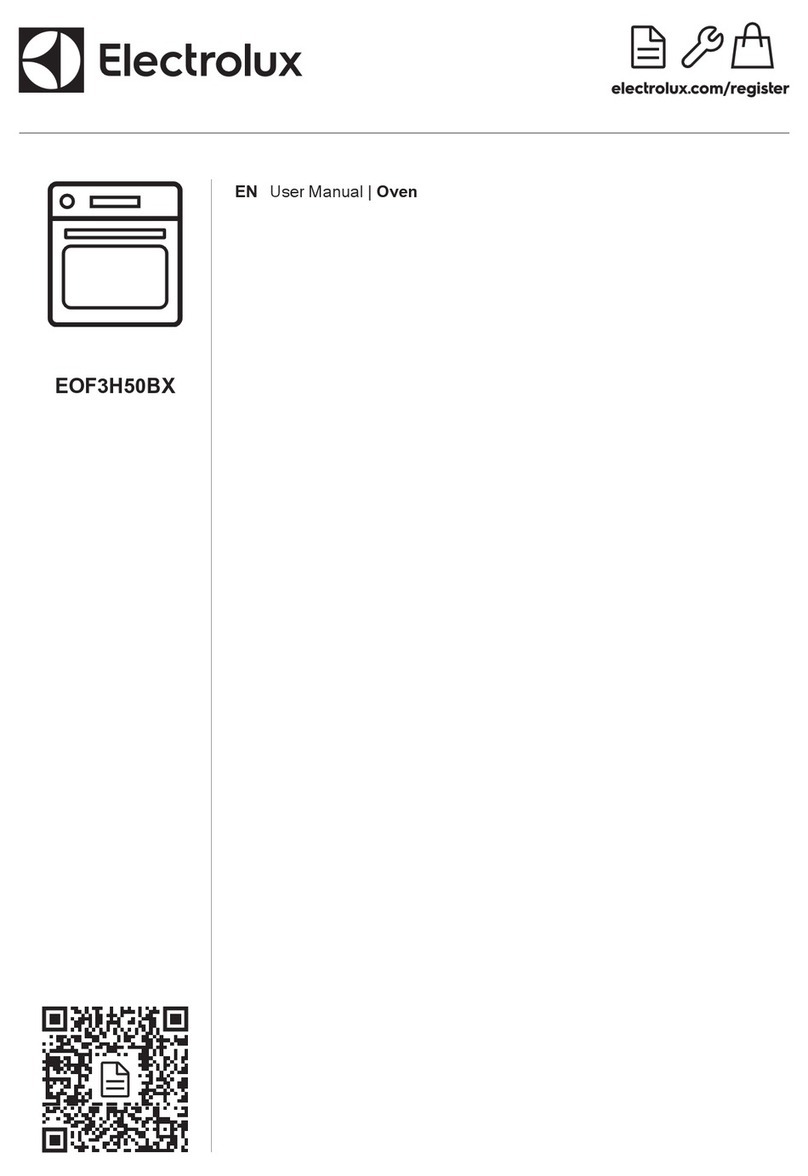 Electrolux EOF3H50BX User manual