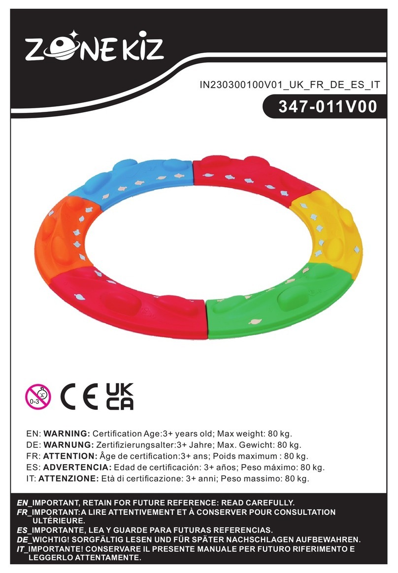 ZONE KIZ 347-011V00 manual