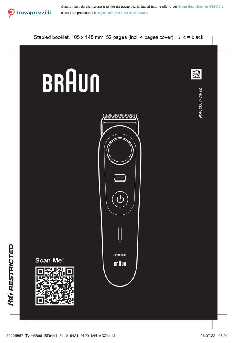Braun BT9420 manual