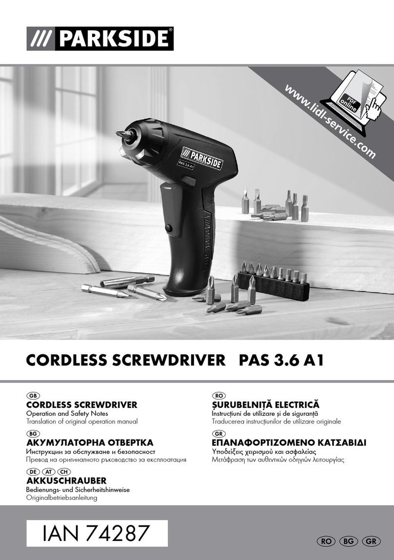 Parkside 74287 User manual