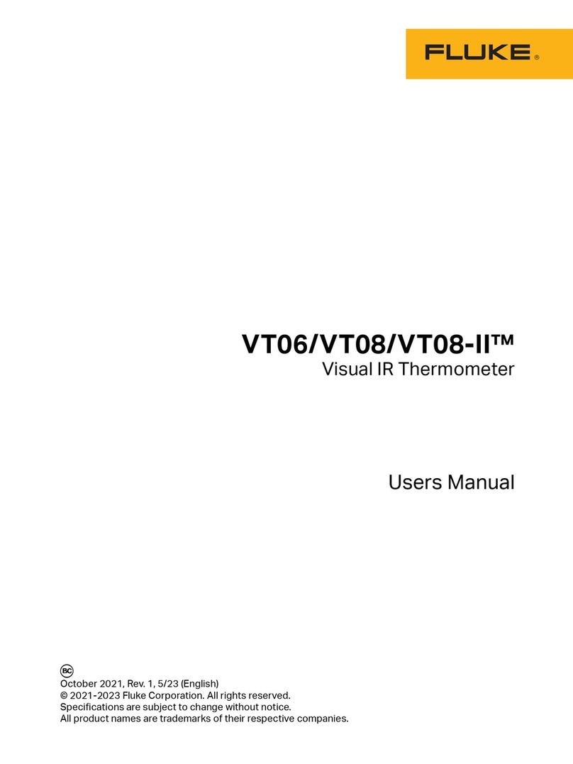 Fluke VT08-II user manual