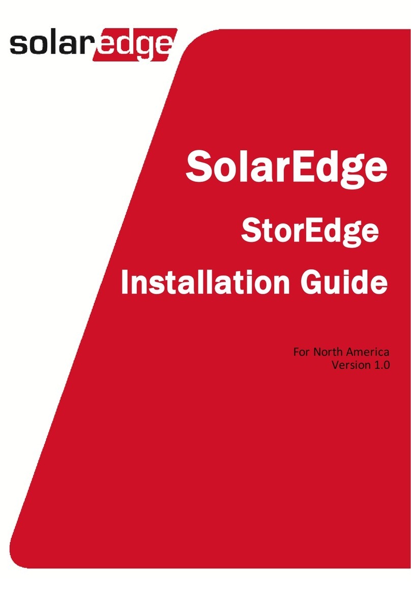 SolarEdge StorEdge SE7600A-USS User manual