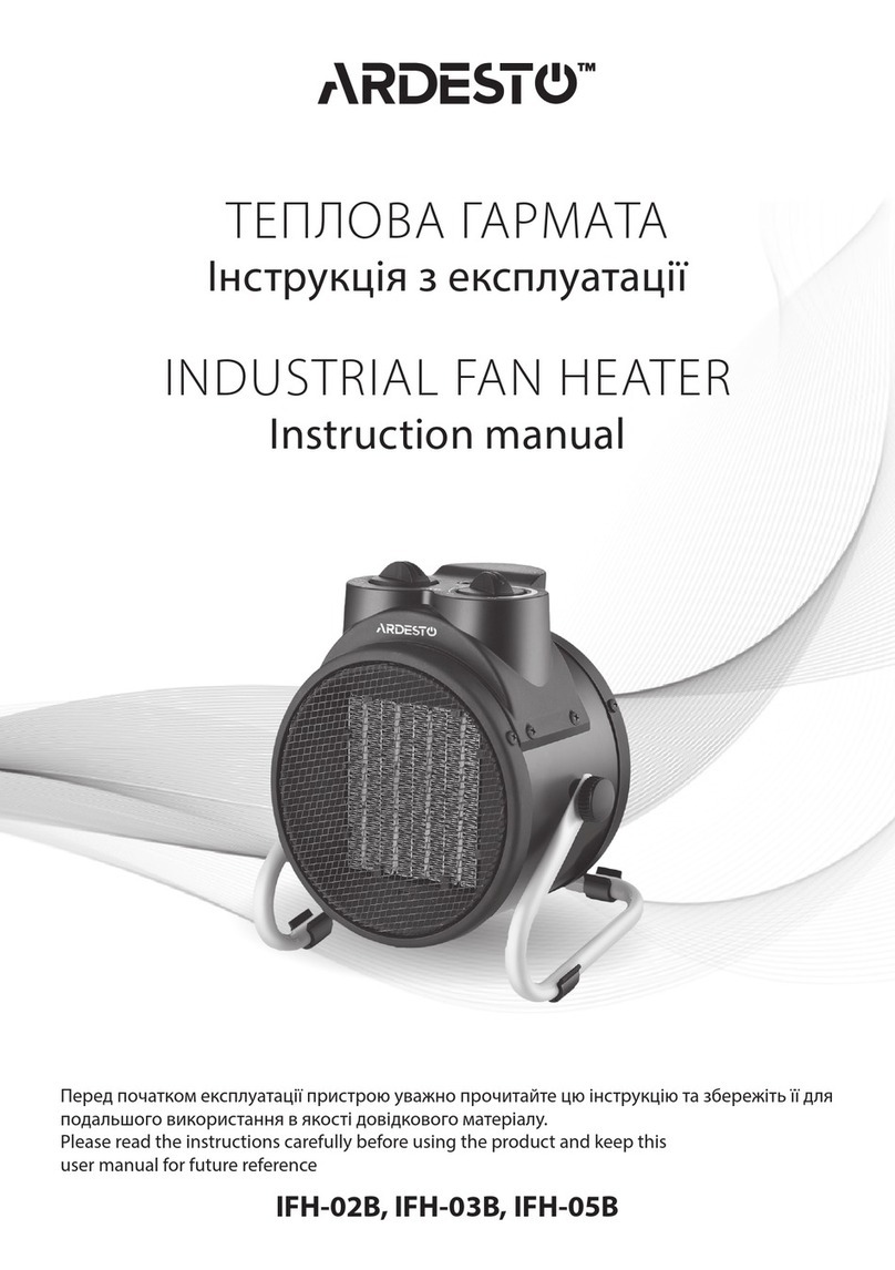 ARDESTO IFH-05B User manual