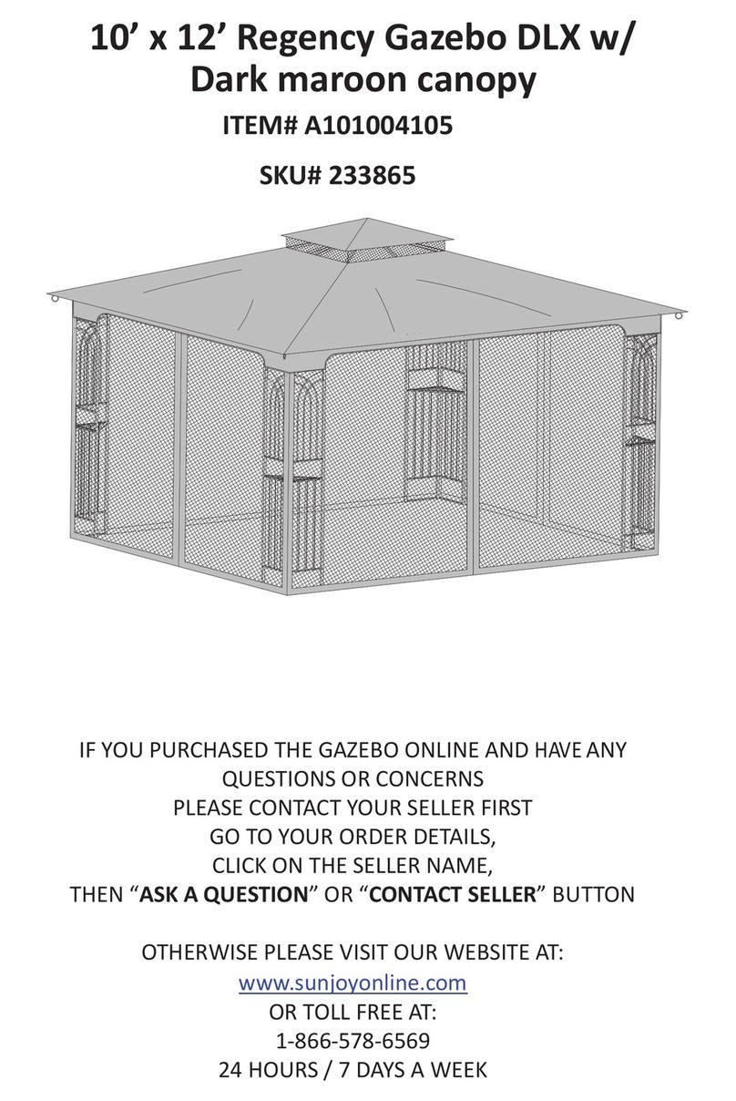 Sunjoy A101004105 User manual Sunjoy A101004105 User manual